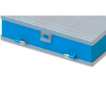 Caixa Organizadora Valeplast Cristal Pequena Azul 10X16 65.020
