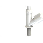 Torneira Abs Bica Movel Mesa Valeplast Branca Veneza 47.002