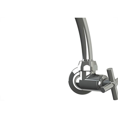 Torneira Abs Bica Movel Parede Valeplast Cromada Siena 47.027