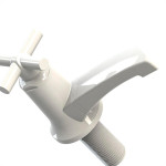 Torneira Abs Lavatorio Mesa Valeplast Branca Siena 47.160