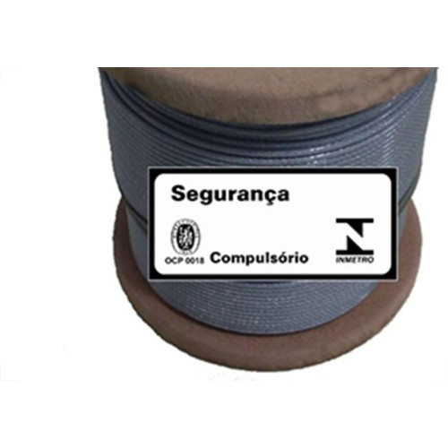 Cabo Aco Lobo Plastificado 6X7 2,40Mm 3/32 200M 16