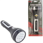 Lanterna Recarregavel Western 12 Led Longa El-81N