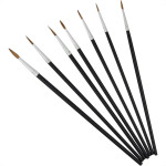 Pincel Artistico Redondo Western Com 7Pecas P-17