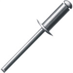 Rebite Western Aluminio Repuxo 60Pc 1777