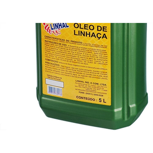 Oleo De Linhaca Linhal 5 Litros 22045