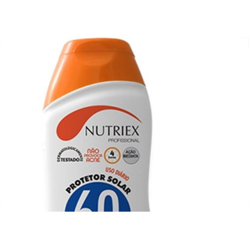 Protetor Solar Fator 60 Com 1/3 De Uva 120Ml Nutriex 60962
