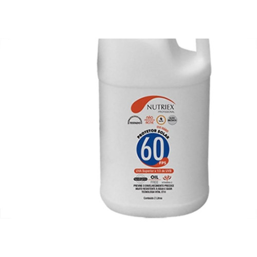 Protetor Solar Fator 60 Com 1/3 De Uva 2Lt Nutriex 61036