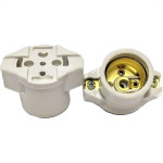 Receptaculo Morumbi Latao E-27 Com Protetor 455 Blister 