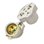 Receptaculo Morumbi Latao E-27 Com Protetor 455 Blister 