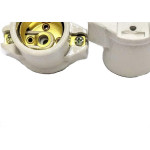 Receptaculo Morumbi Latao E-27 Com Protetor 455 Blister 