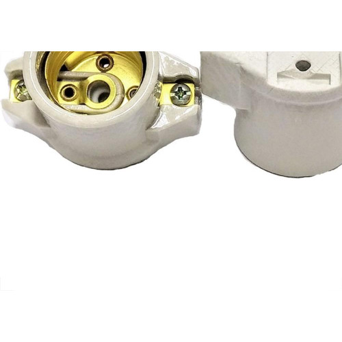 Receptaculo Morumbi Latao E-27 Com Protetor 455 Blister 
