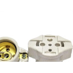 Receptaculo Morumbi Latao E-27 Com Protetor 455 Blister 