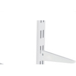Suporte Prateleira Multivisao Aco Duplo Branco 17Cm Trilho Sd-17