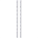 Trilho Prateleira Multivisao Aco Simples Branco 1,5M Ts-150