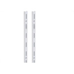 Trilho Prateleira Multivisao Aco Simples Branco 1,5M Ts-150