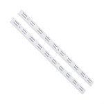 Trilho Prateleira Multivisao Aco Duplo Branco 1,0M Td-100