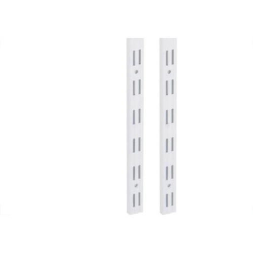 Trilho Prateleira Multivisao Aco Duplo Branco 1,0M Td-100