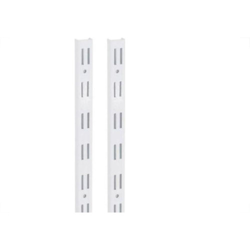 Trilho Prateleira Multivisao Aco Duplo Branco 1,0M Td-100