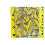 Cartela Ventosa Silicone Preguim 25Mm Com 08 Pecas  - Kit C/10 