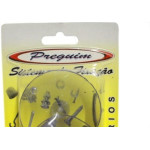 Cartela Ventosa Silicone Preguim 55Mm Com 02 Pecas  - Kit C/10 