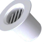 Valvula Tanque Plastica Valeplast Branca 1.1/2'' Curta 72.084