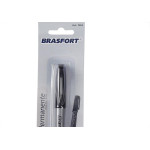 Caneta Marcacao Permanente Brasfort Ponta Fina Preta Blister 7852
