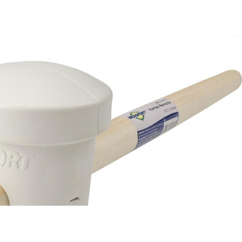 Martelo Azulejista Borracha Brasfort Grande Branco 7877