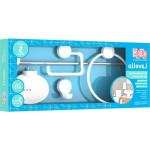 Acessorio Wc Herc Lavello Kit Com 5 Pecas Branco 4090
