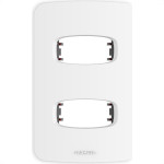 Placa Alumbra Gracia 4X2 Branca (2 Modulos Distanciados) 85301