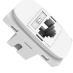 Modulo Alumbra Gracia 1 Tomada Rj11 4V Branco 85316