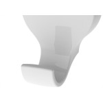 Acessorio Wc Herc Lavello Cabide Simples Branco 4050