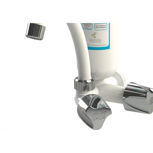 Torneira Abs Bica Movel Com Filtro Abs Herc Branco/Cromado 2906