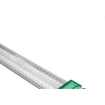 Luminaria Led Aletada Taschibra Tubular 2 X 20,5W Bivolt Branco 130Cm -01