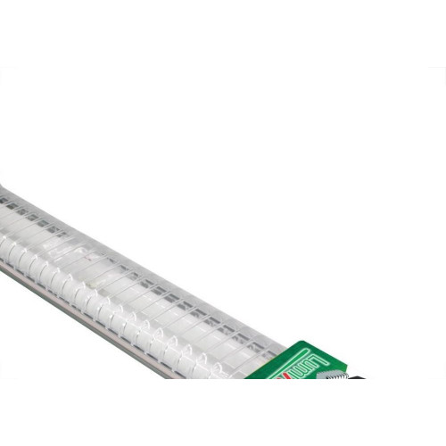 Luminaria Led Aletada Taschibra Tubular 2 X 20,5W Bivolt Branco 130Cm -01