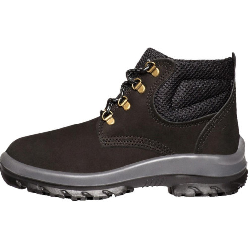 Botina Cartom Tp92 Bidensidade Com Cadarco''44''Sem Biqueira Preta Par 4160