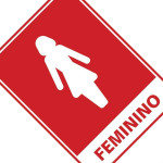 Placa Sinalizacao Poliestireno 15X20 ''sanitario Feminino''  220Ac