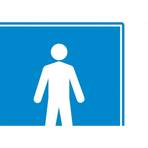 Placa Sinalizacao Poliestireno 15X20 ''sanitario Masculino''  220Ag