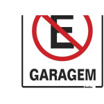 Placa Sinalizacao Poliestireno 20X30 ''Atencao Garagem''  250Az