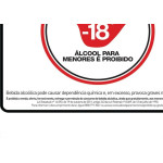 Placa Sinalizacao Poliestireno 20X25 ''Alcool Para Menores É Proibido''  290Sp