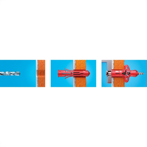 Bucha Fixacao Sforplast Mx 06 Com Parafuso 100 Pecas 1697