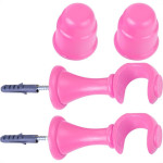 Suporte Cortina''Varao''Stilus Grosso Rosa Par  0334 7