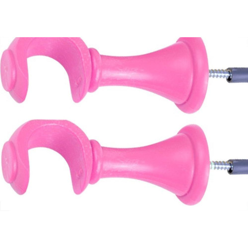 Suporte Cortina''Varao''Stilus Grosso Rosa Par  0334 7