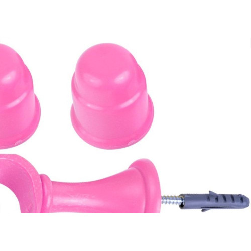 Suporte Cortina''Varao''Stilus Grosso Rosa Par  0334 7