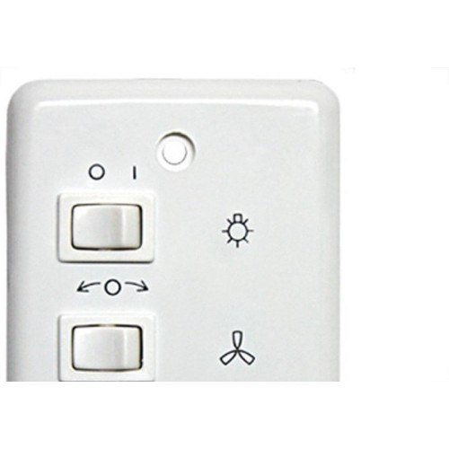 Controle Ventilador Techna Capacitivo 127V Branco Vt-007