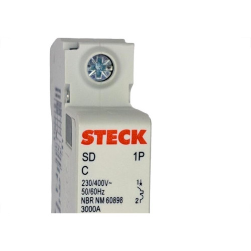 Kit C/5 - Disjuntor Steck Din Unipolar 04A   Sdd61C04