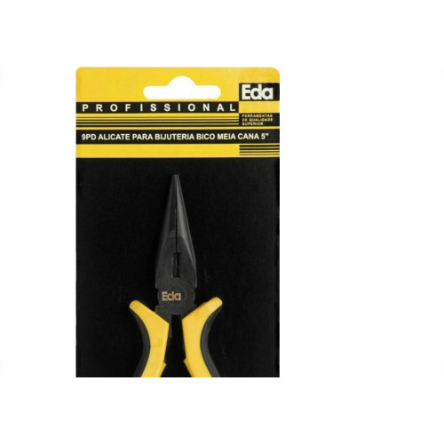Alicate Bijouteria Eda Bico Liso Meia Cana 5'' 9Pd