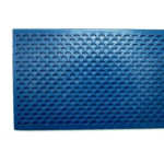 Desempenadeira Pvc Giraldi 16X28 Corrugada Azul 