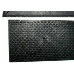 Desempenadeira Pvc Giraldi 16X28 Corrugada Preta 