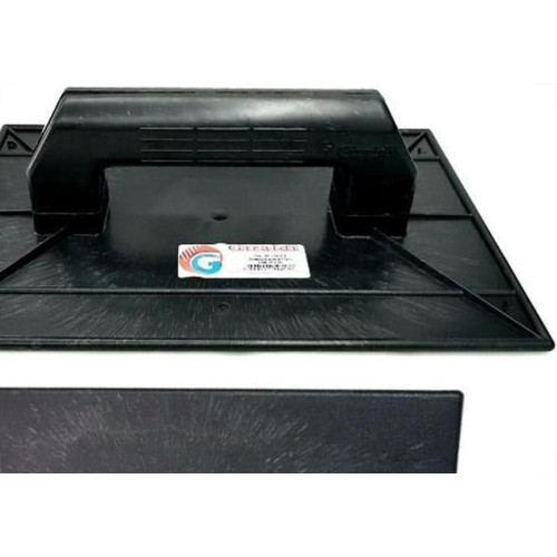 Desempenadeira Pvc Giraldi 18X30 Lisa Preta 