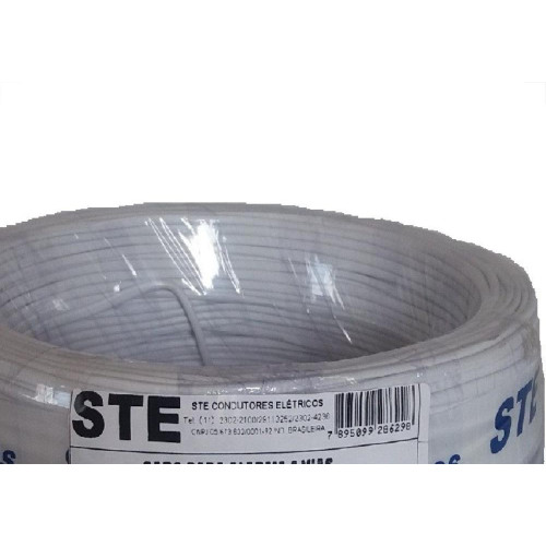 Cabo Alarme Ste 4 Vias 0,40Mm 100M 159 Branco 732